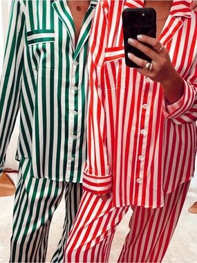Show Me Your Mumu two piece pj set striped peppermint